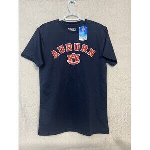 E5 Auburn University EAGLE T-shirt Blue Men's M Short Sleeves NWT Defect READ